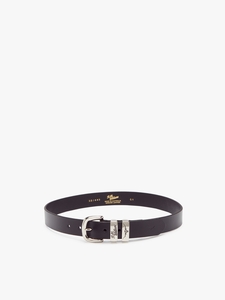1 1/4” 3 Piece Solid Hide Belt Black