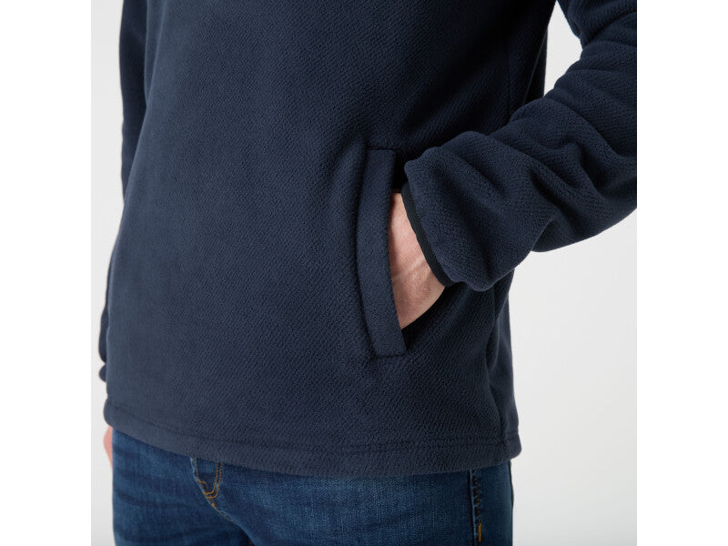 Classic Snap Collar Fleece Navy