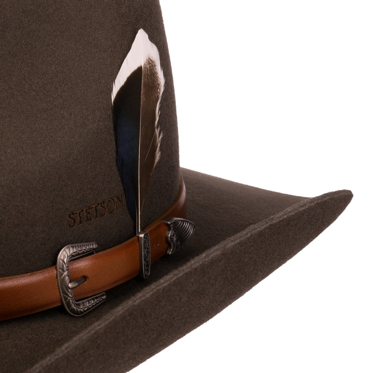 Limington Western Wool Hat Dark Brown