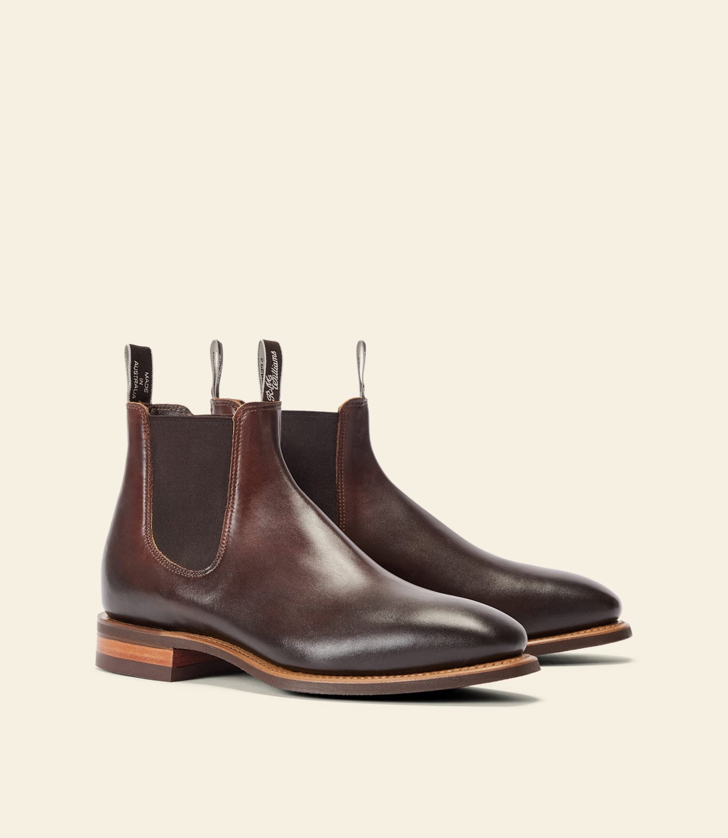 Craftsman Boot Bordeaux Burnished Leather