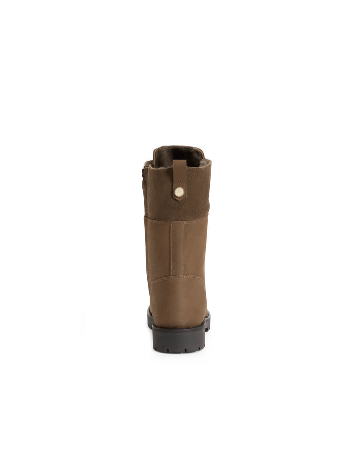 The Anglesey Shearling Lined Combat Boot Fog