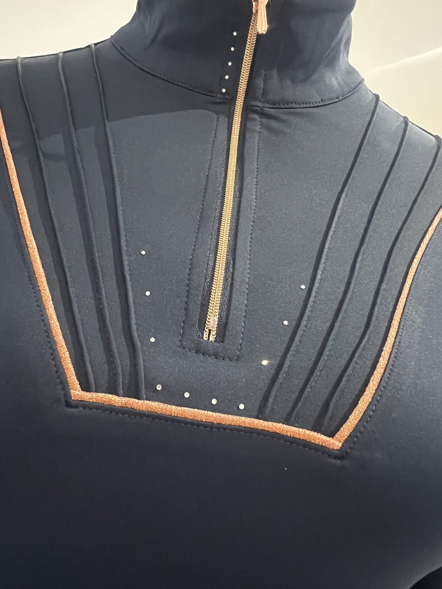 Maya Navy Pleated Base Layer