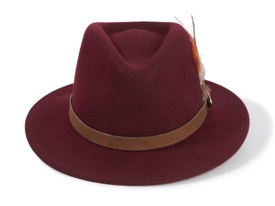 The Suffolk Fedora Plum (Bronze Feather)