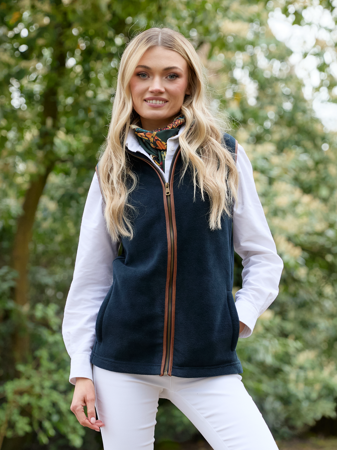 Topsham Women’s Fleece Gilet Navy