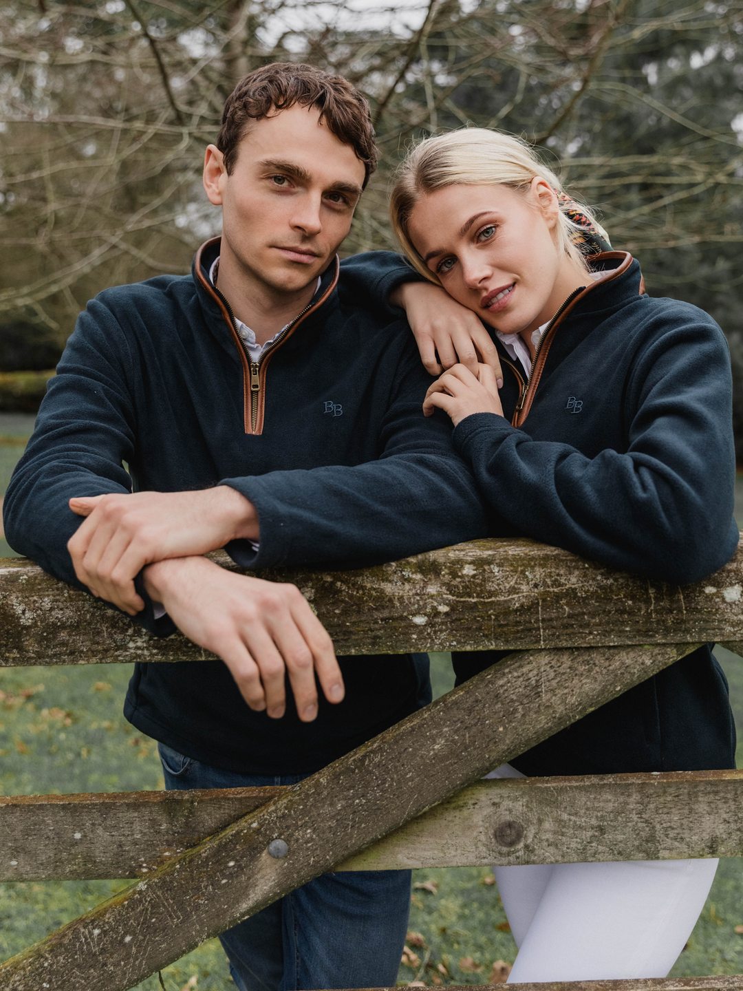 Topsham Unisex Fleece Navy