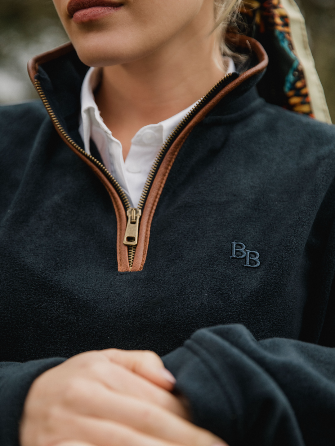 Topsham Unisex Fleece Navy