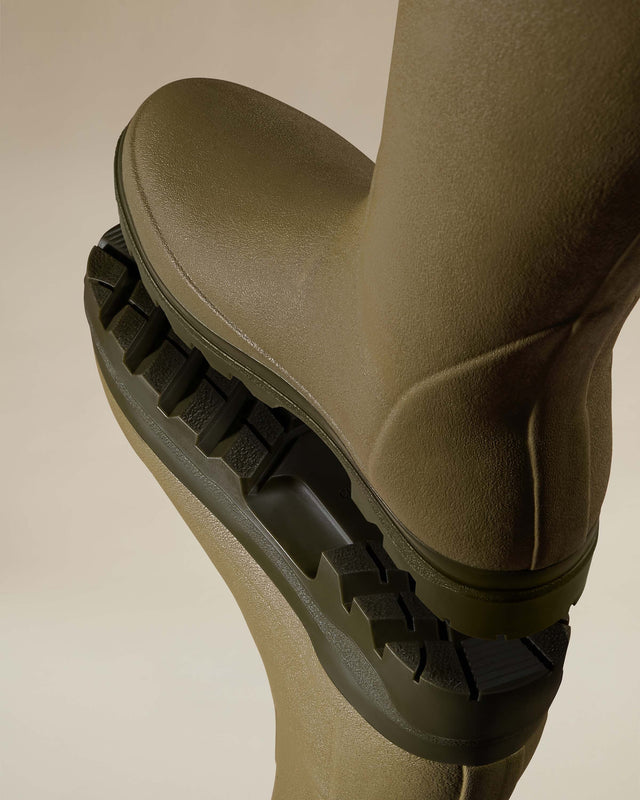 Women’s Vierzonord Neoprene Blue Lined Wellington Iconic Green