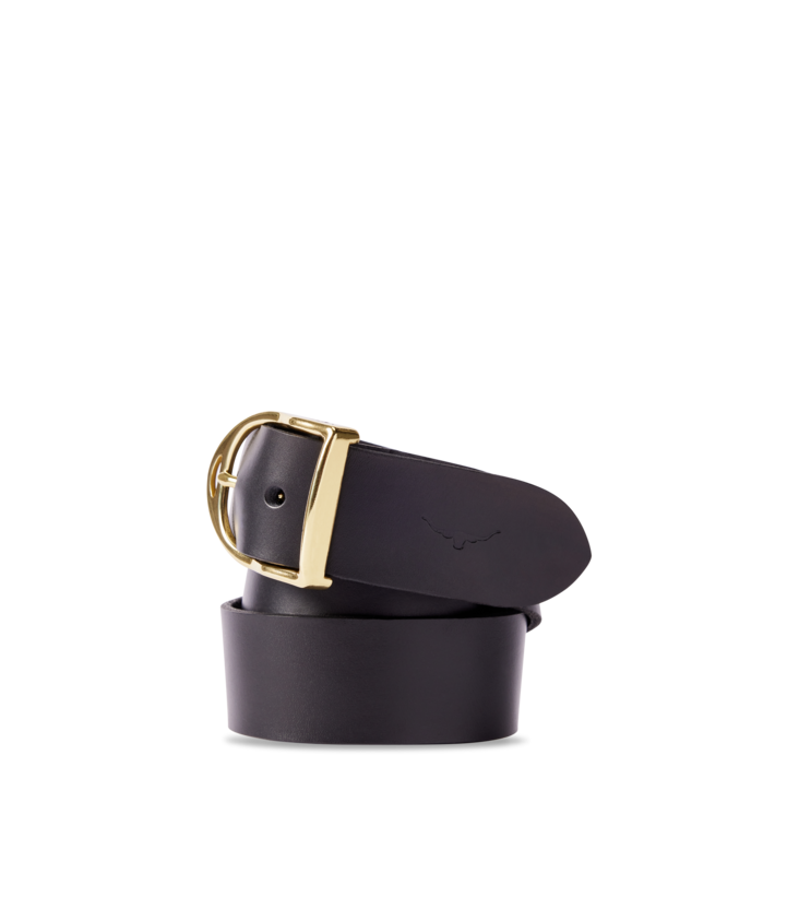Isla Belt - Black Leather