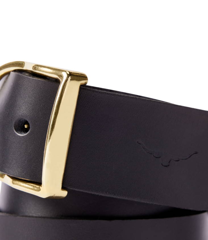 Isla Belt - Black Leather