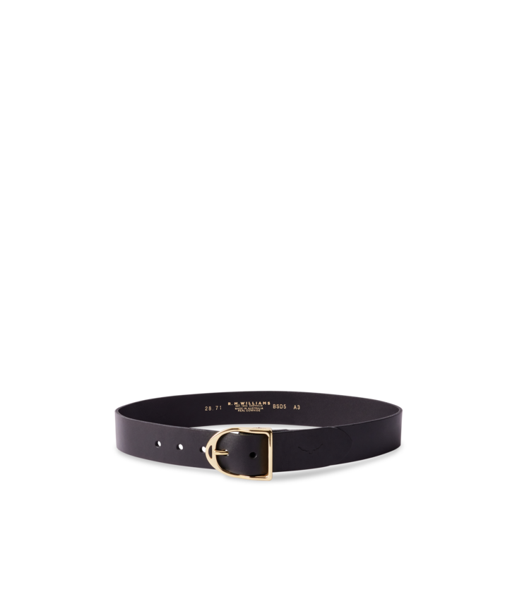 Isla Belt - Black Leather