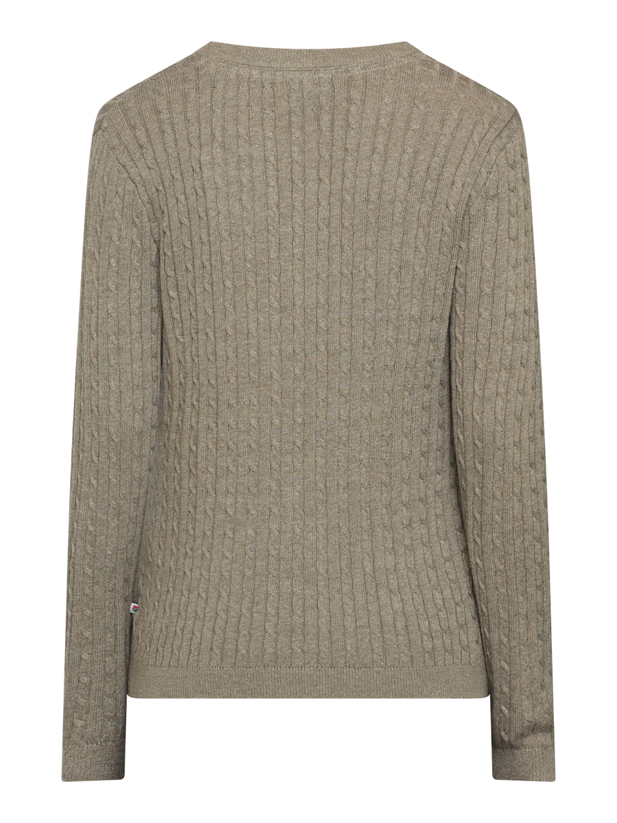 Klara Olive Green Melange Jumper