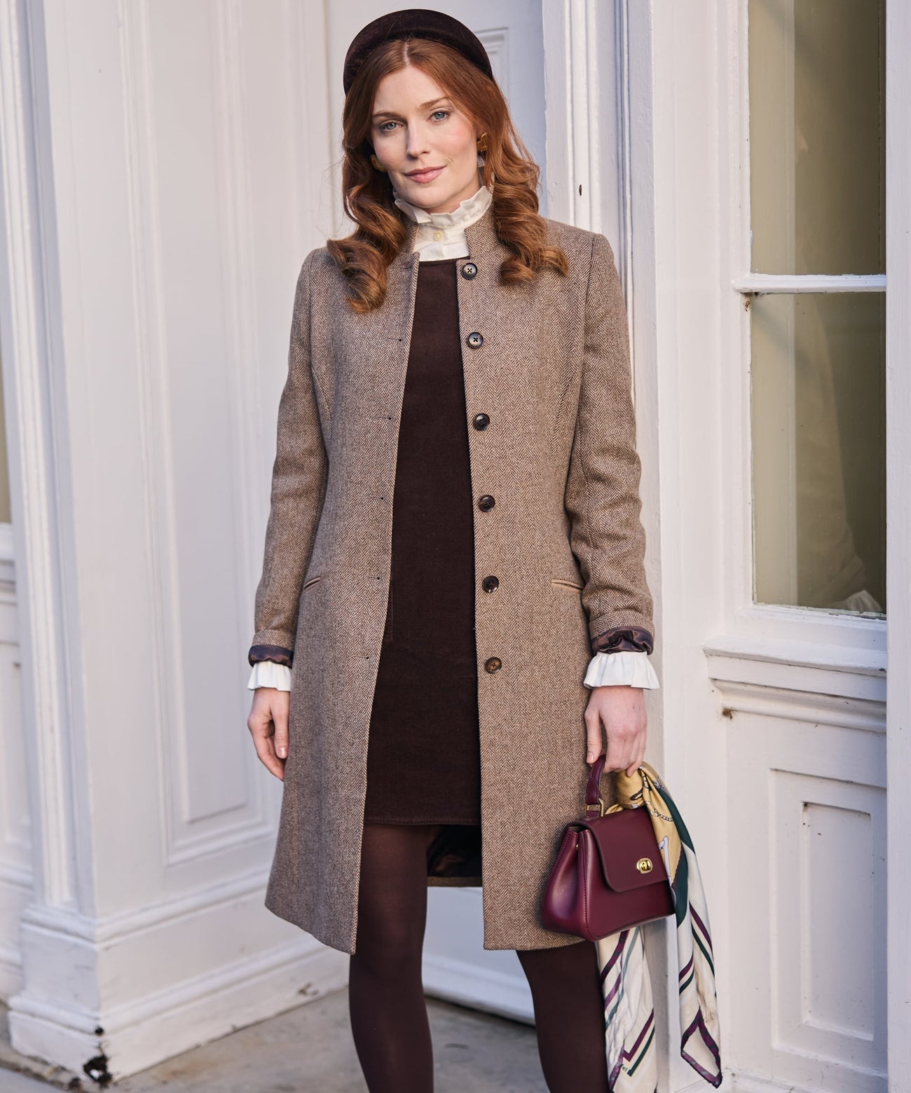 Portree Tweed Jacket Tan