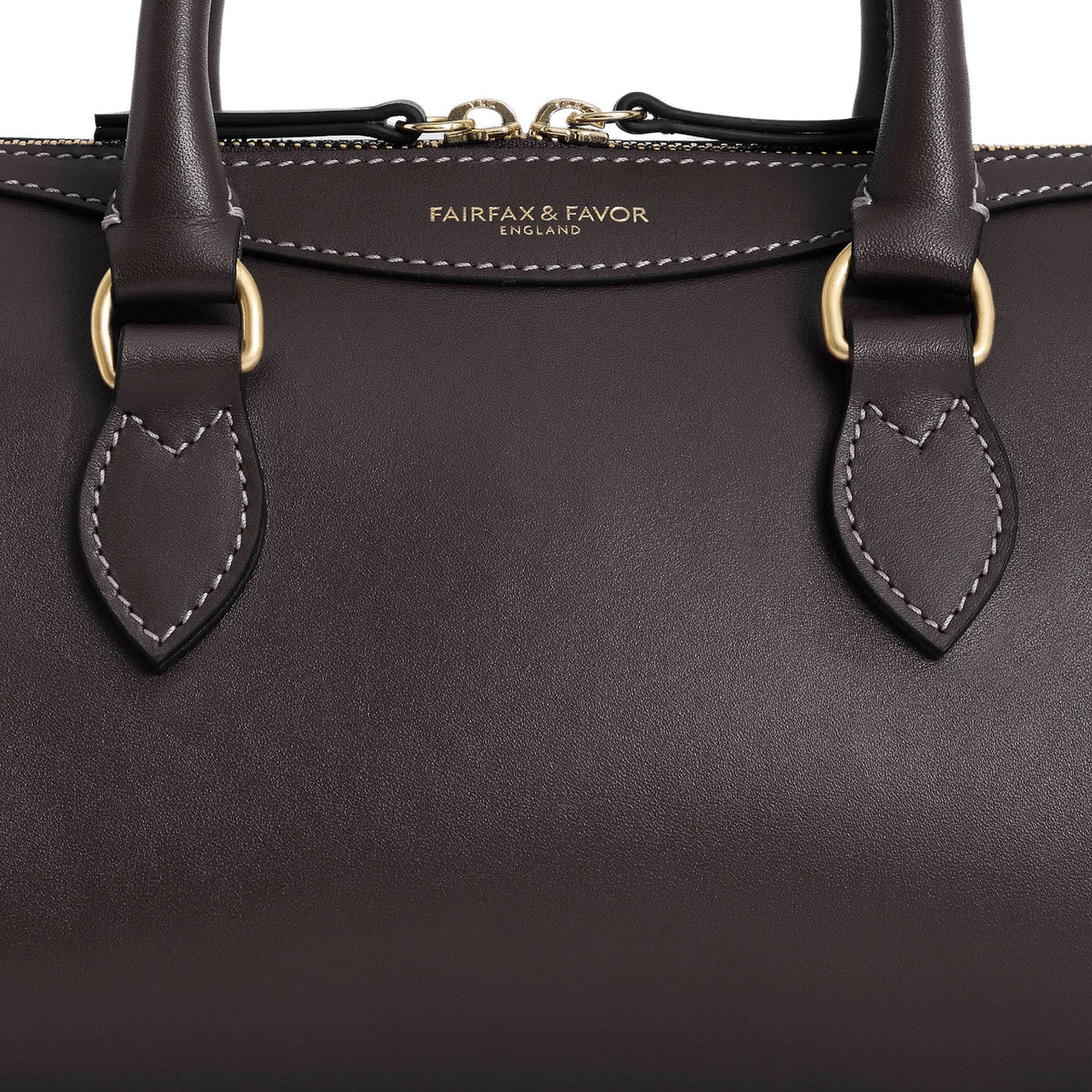 Kew Mahogany leather Mini handbag