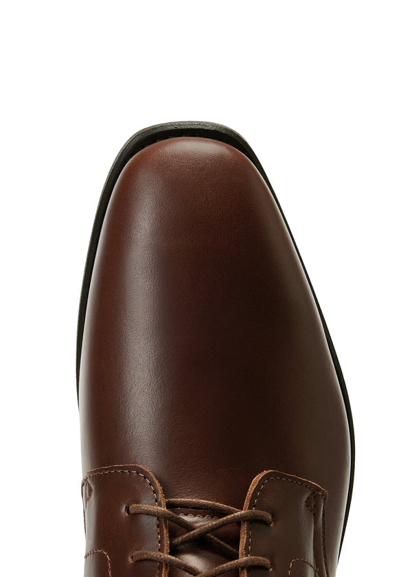 Craftsman Lace Boots Dark Tan