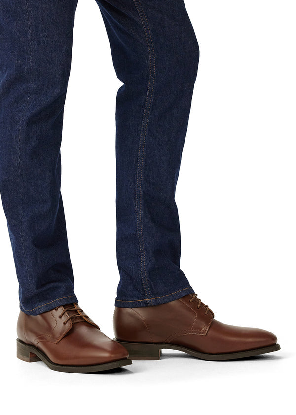 Craftsman Lace Boots Dark Tan
