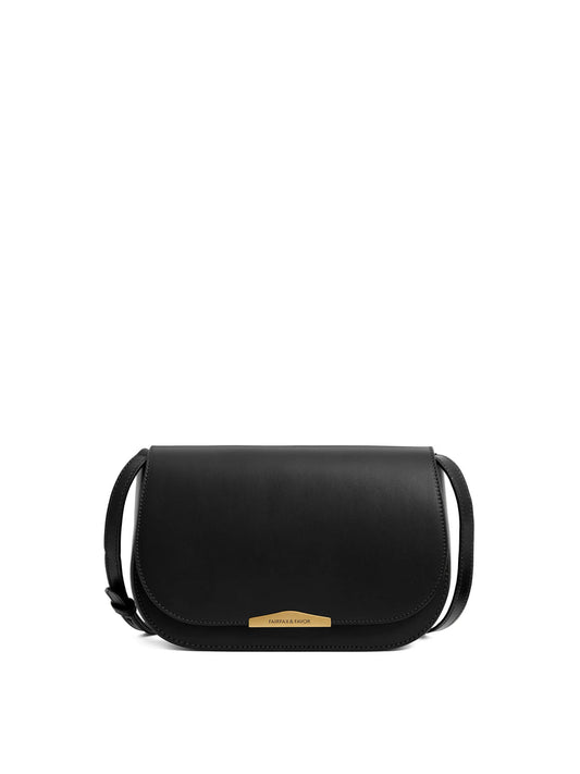 Rye Black Leather Crossbody Bag