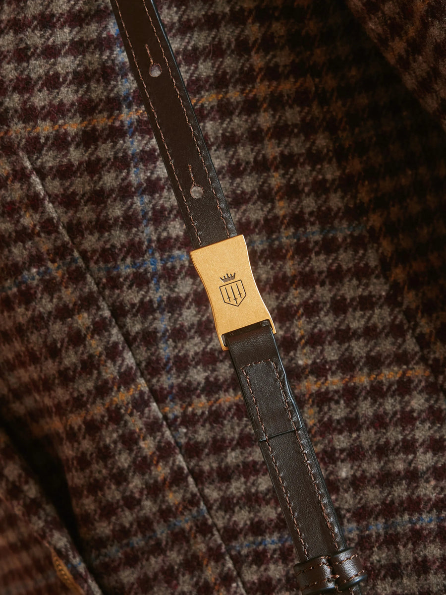 Rye Mahogany Leather Crossbody Bag