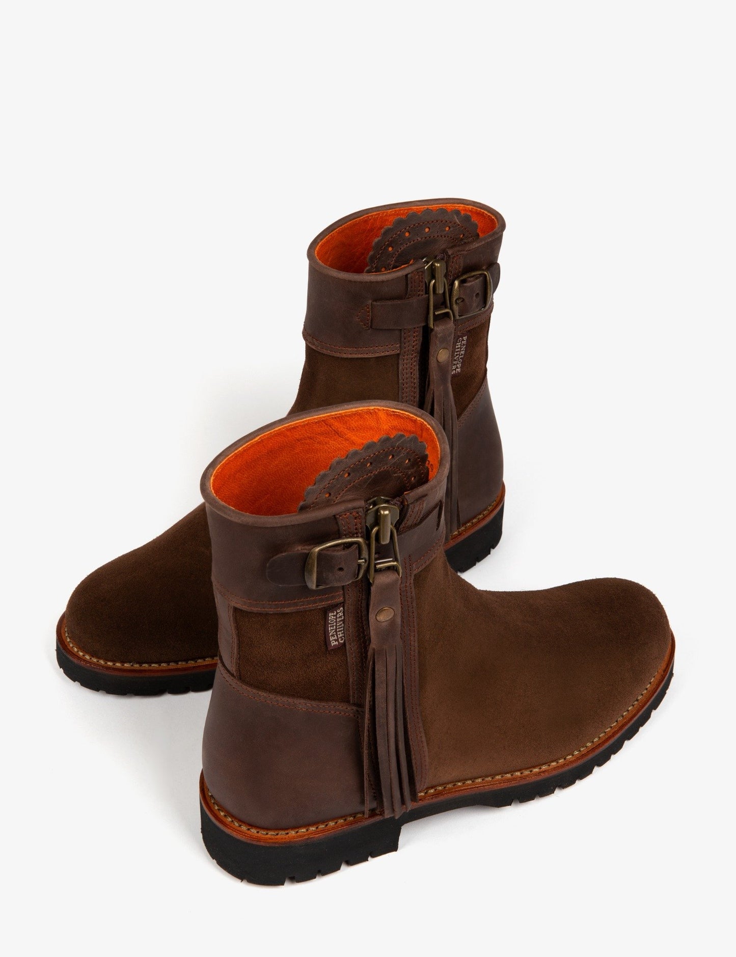 Inclement Cropped Tassel Boot Dark Oak