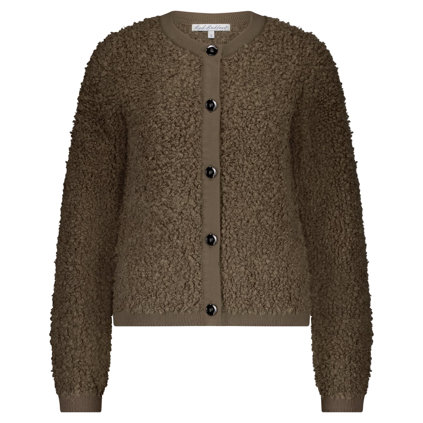 Jacket Knit Boucle Mud