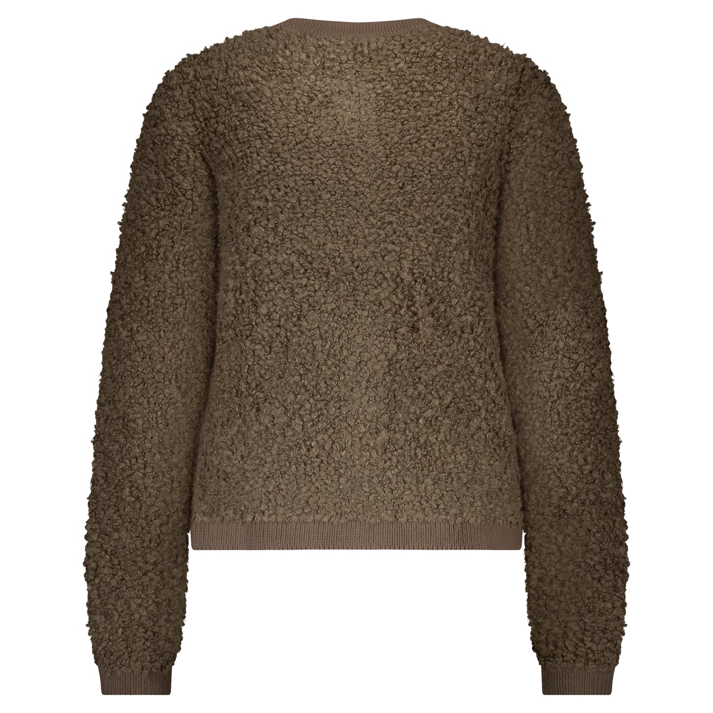 Jacket Knit Boucle Mud