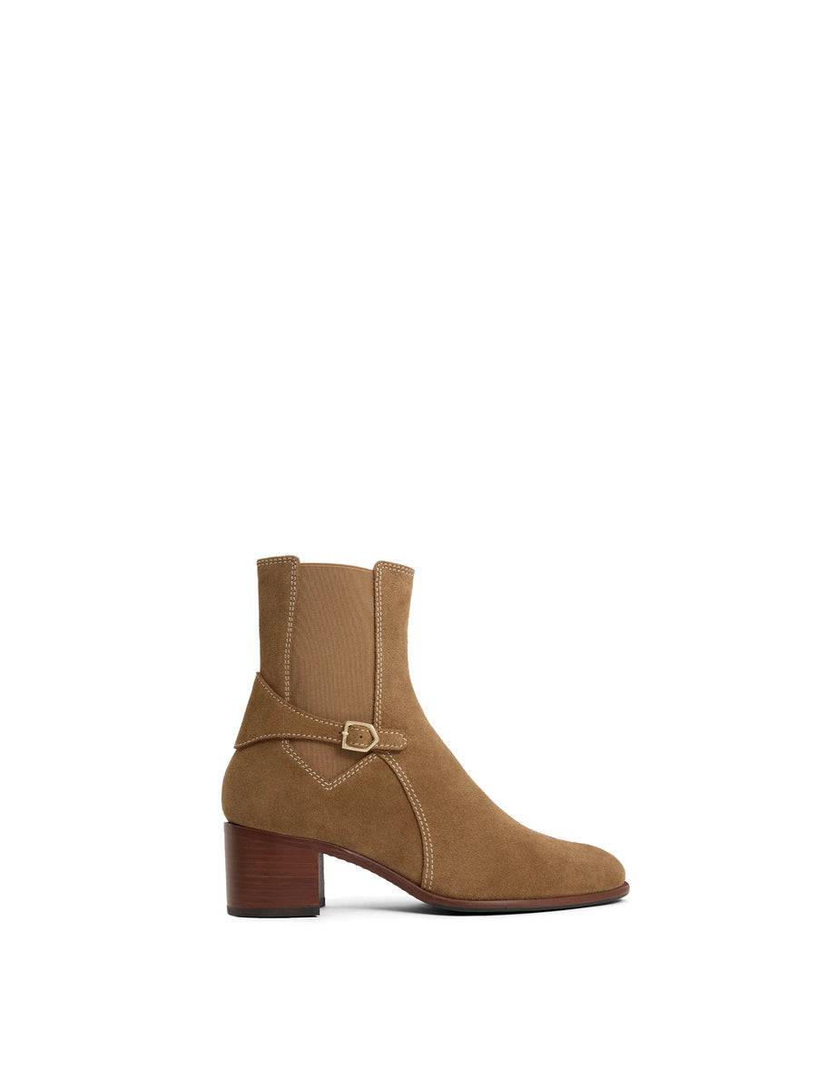 Ambleside Tan Heeled Ankle Boots