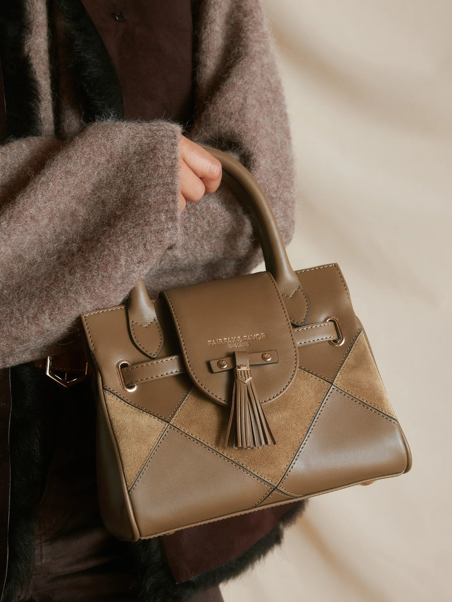 Windsor Harlequin Tan Crossbody Bag