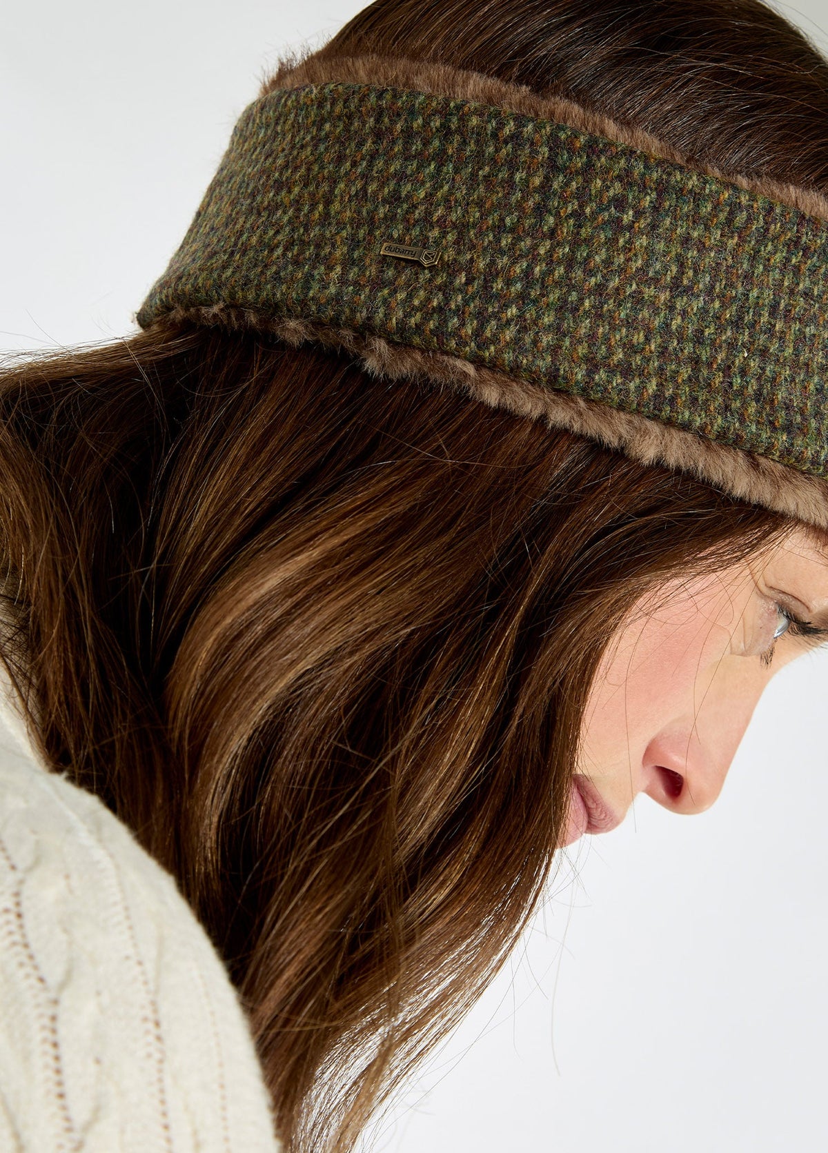 Abington Tweed Headband Heath