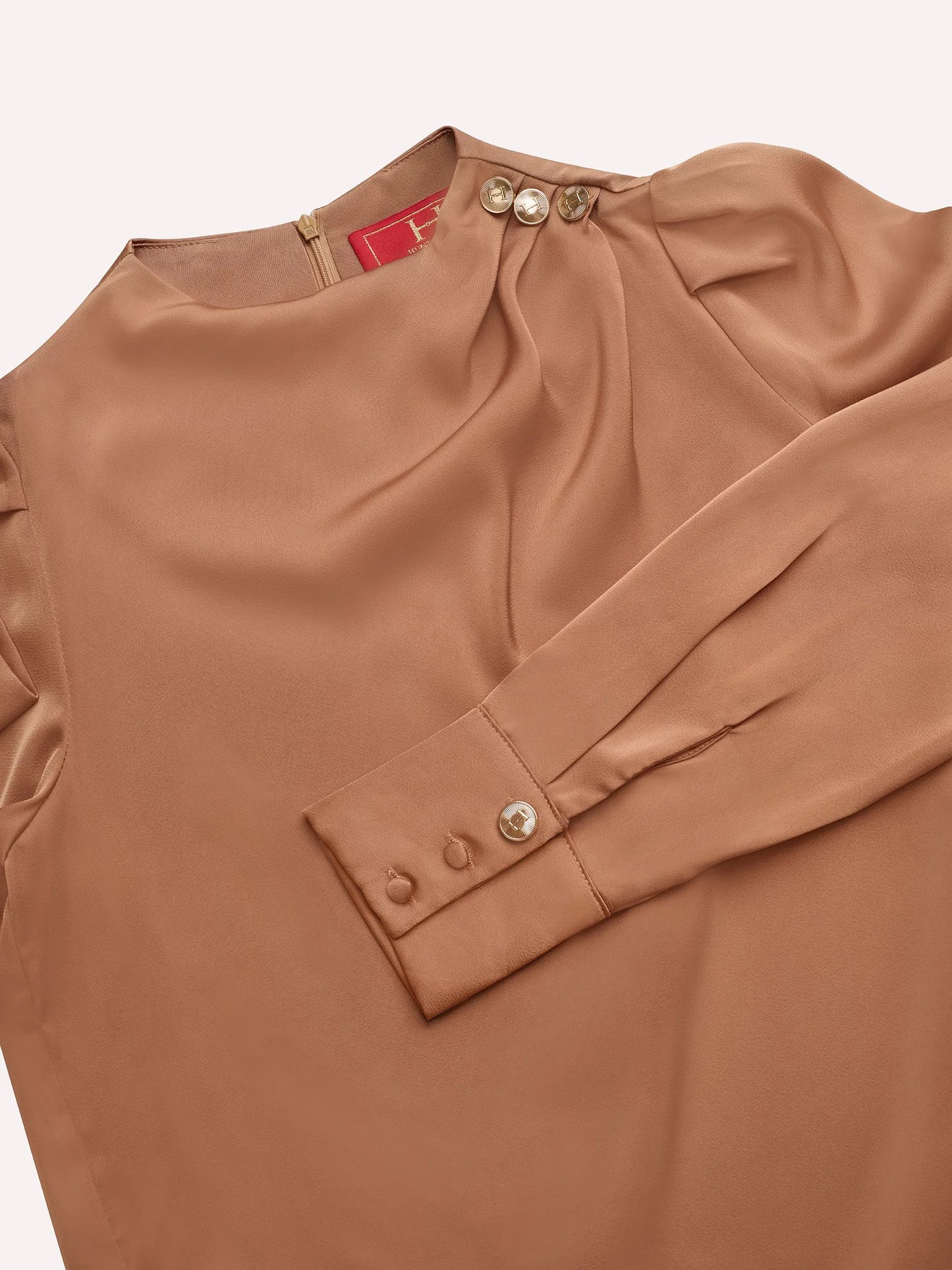 Clivedon Blouse - Coffee