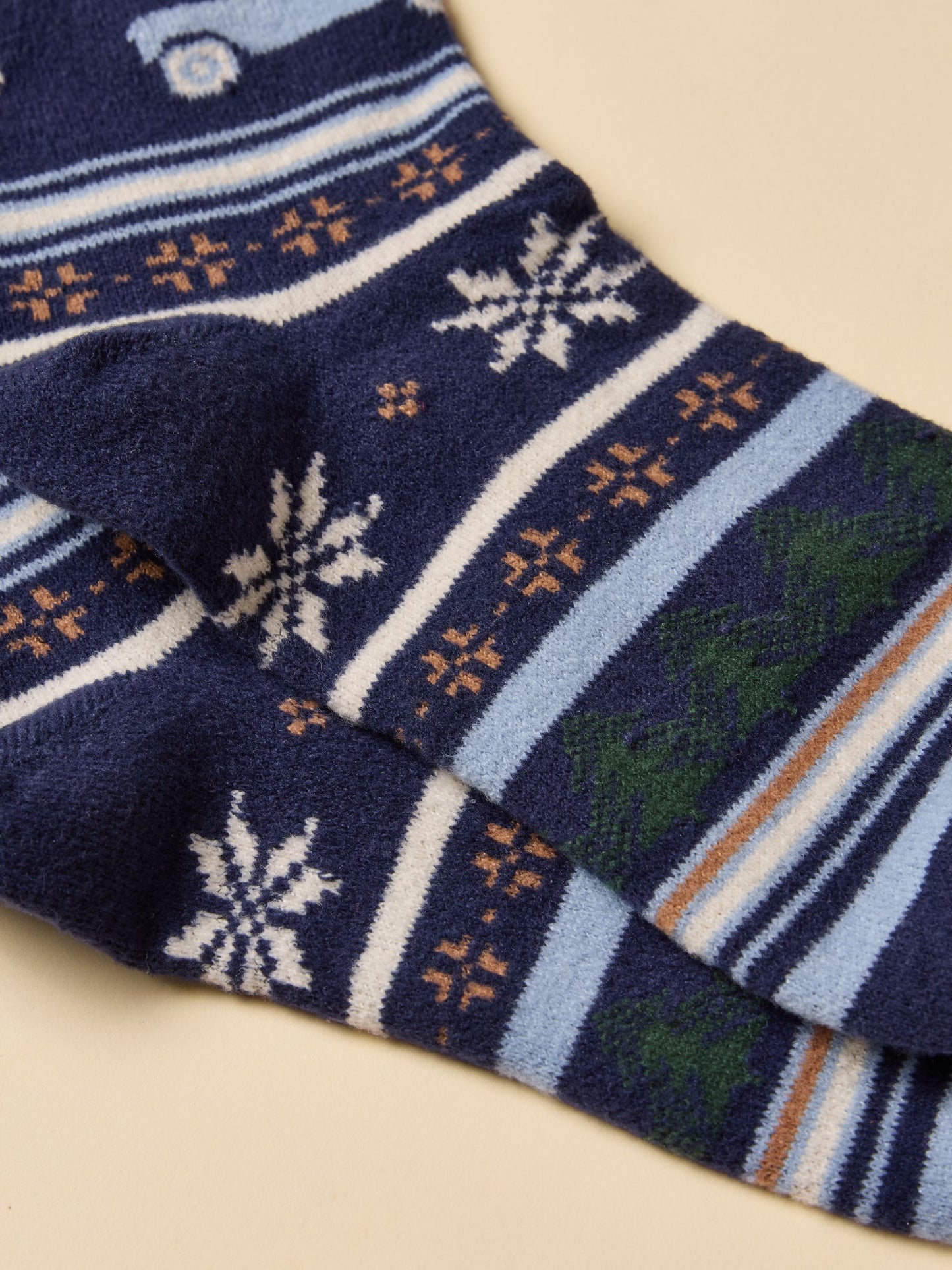 Men's Weston Navy Fair Isle Sock