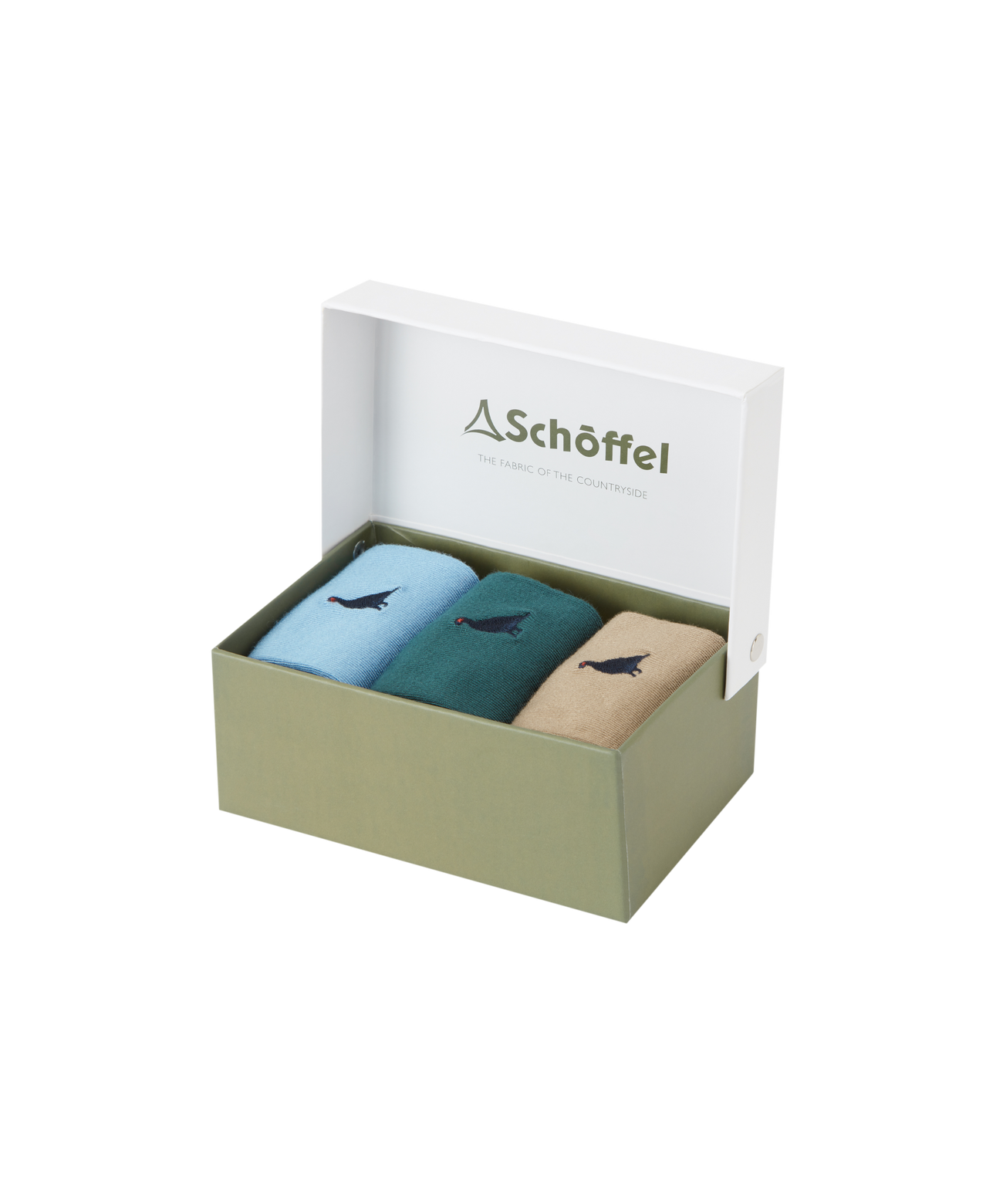 Men's Bamboo Sock (Box Of 3)Ptarmigan Mix