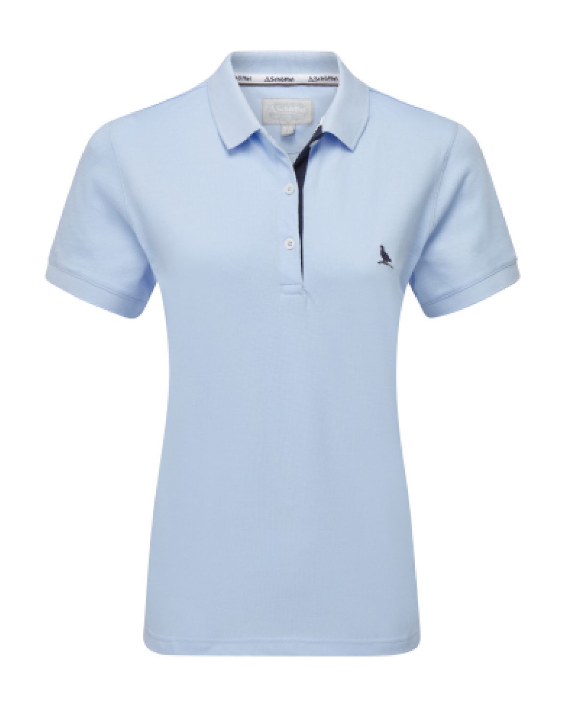 Ladies St Ives Polo Shirt Sky Blue