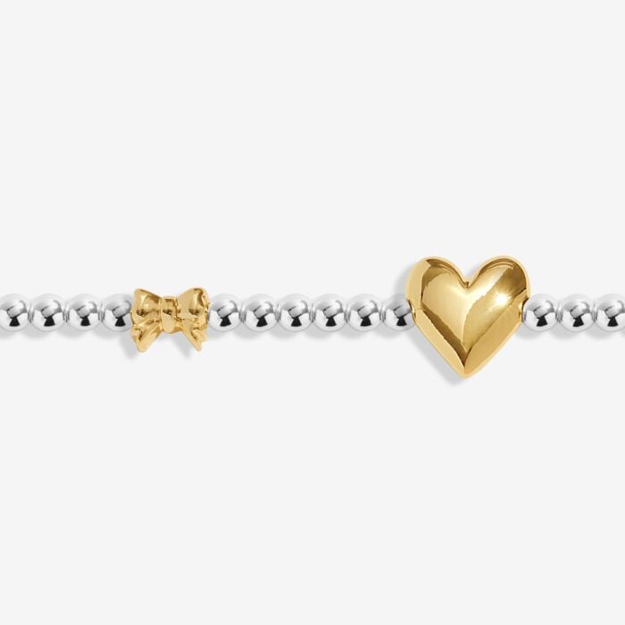 Birth Month A Little 'January' Bracelet in Silver and Gold Plating