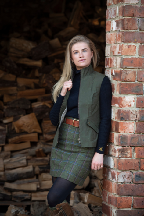 Henrietta Tweed Skirt - Traditional Shooter