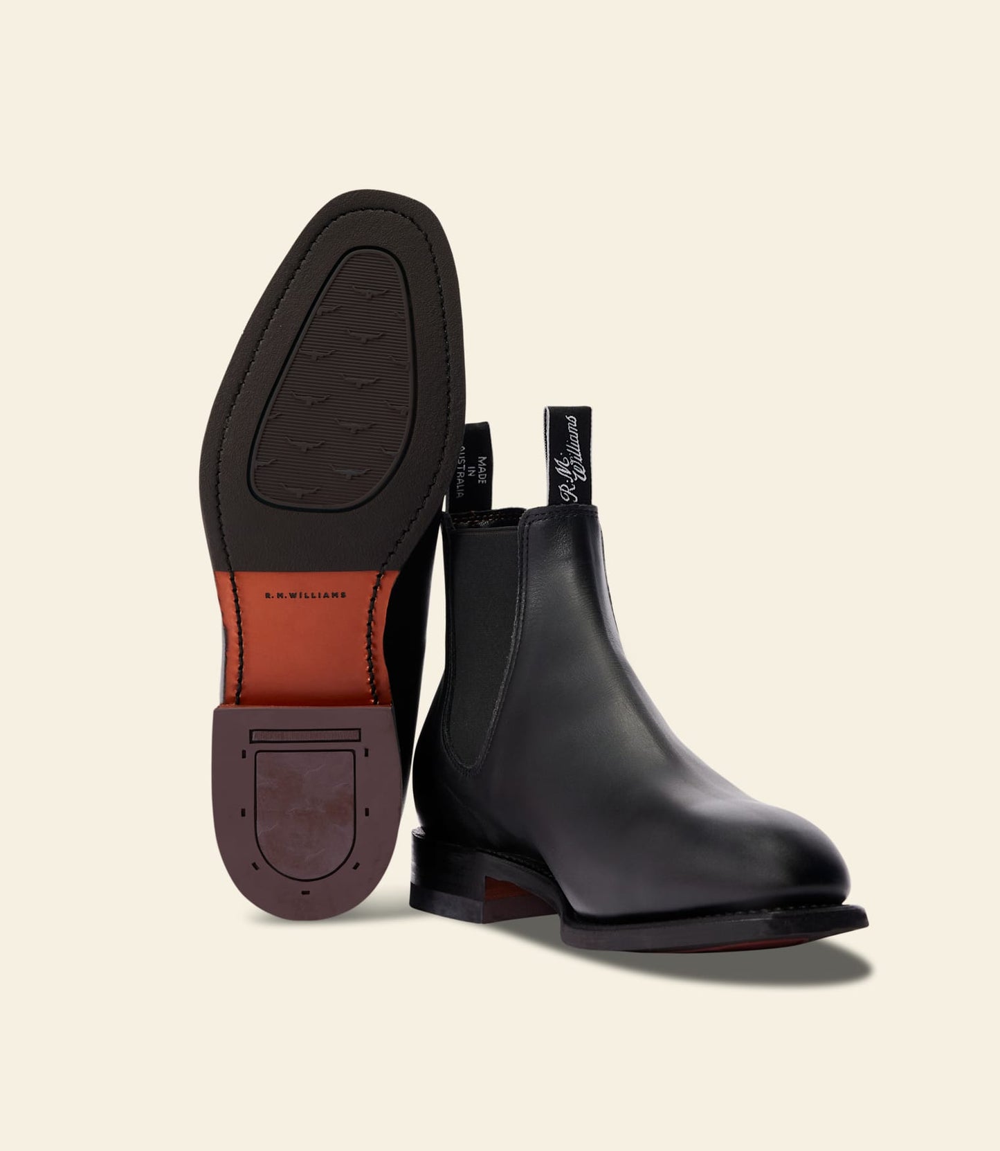 Dynamic Flex boot – black yearling leather