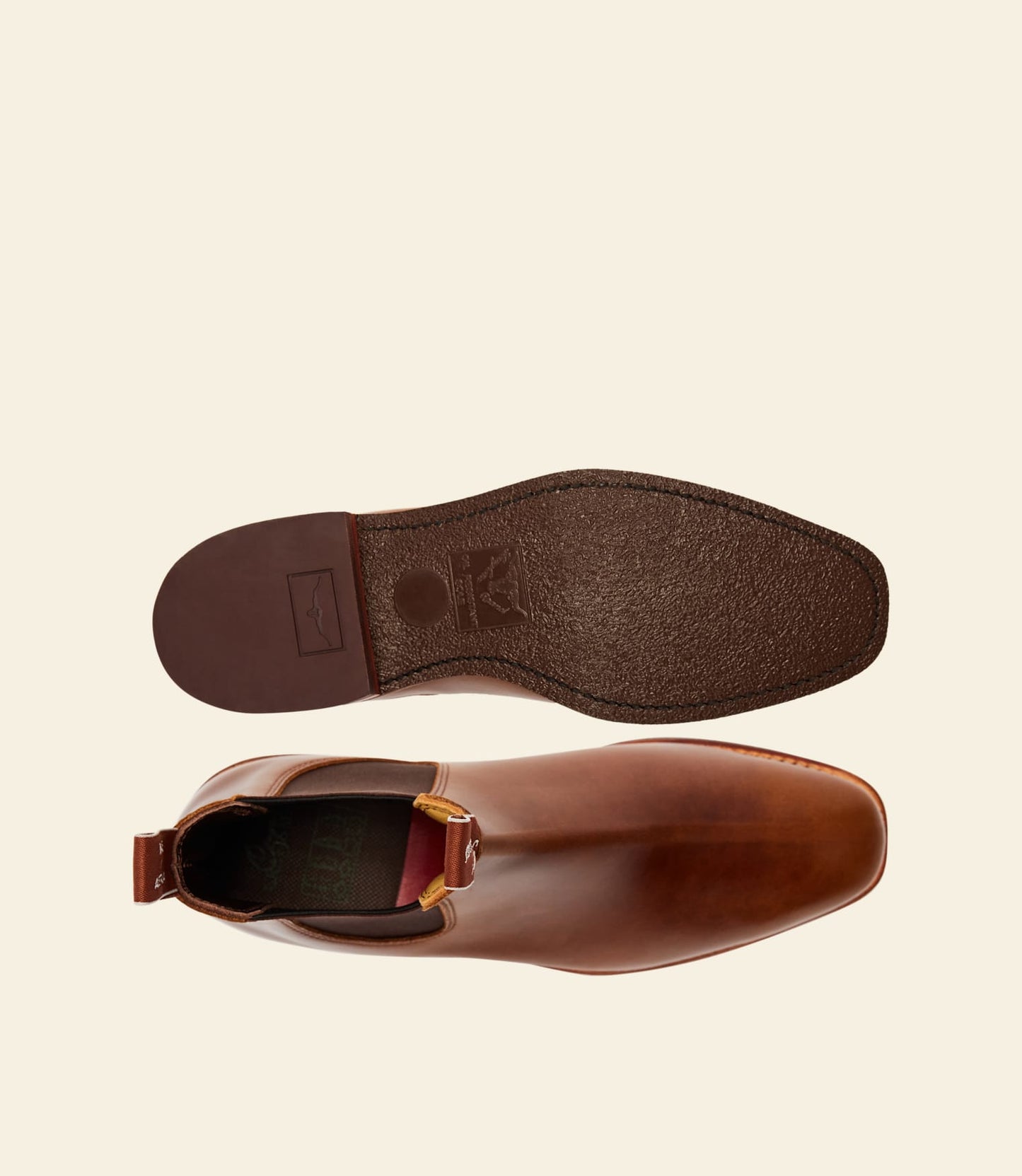 Craftsman boot – caramel pull-up leather