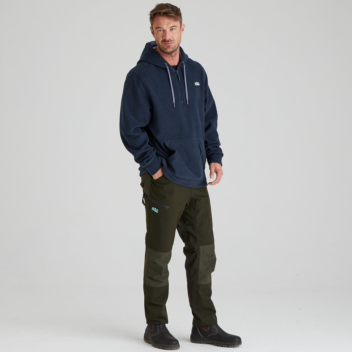 Men’s Ballistic Fleece Hoodie Navy