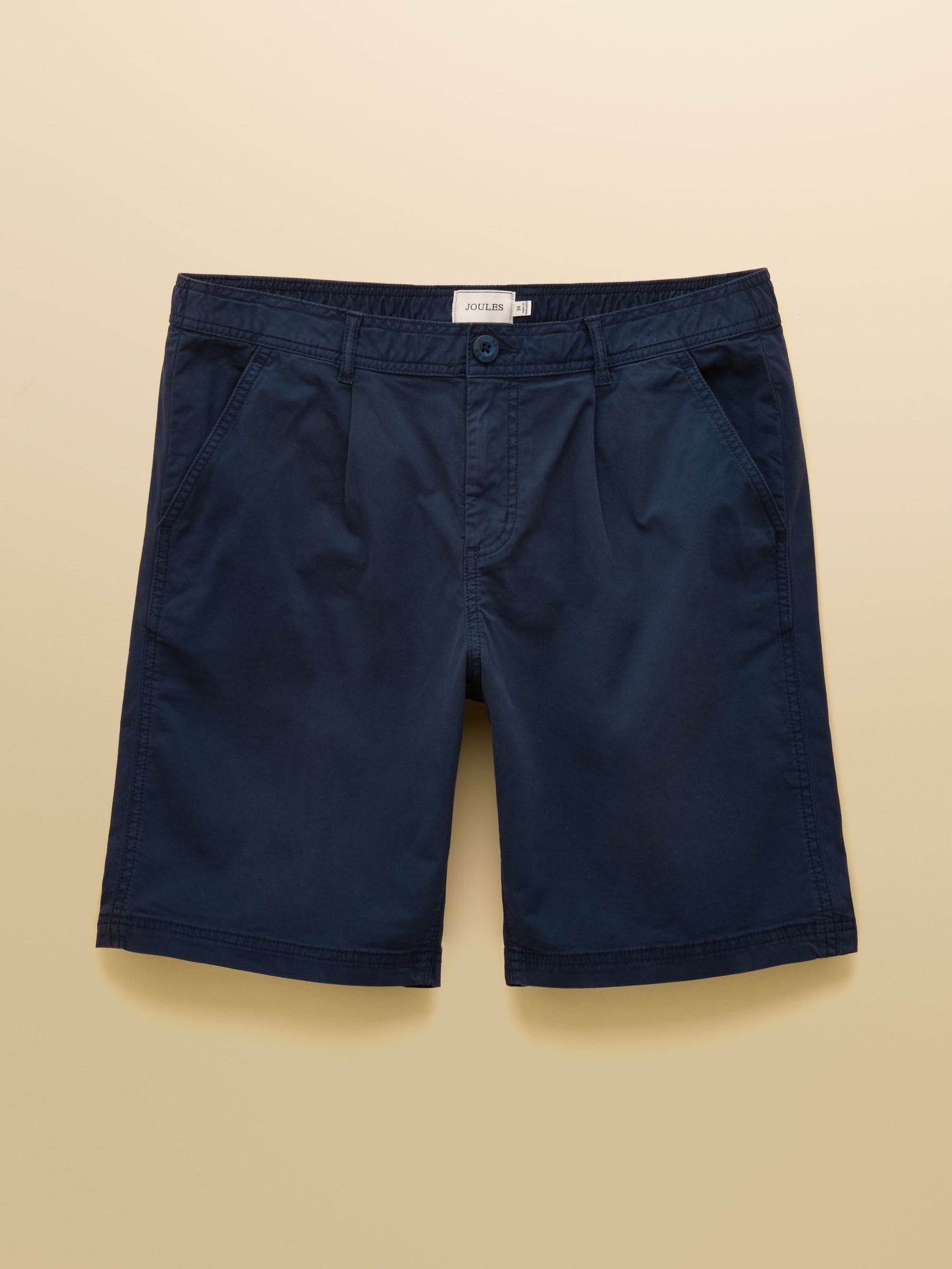 Norfolk Navy Garment Dyed Relaxed Fit Chino Shorts