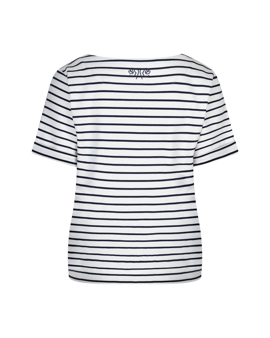 Terry Stripe Short Sleeve Dark Blue