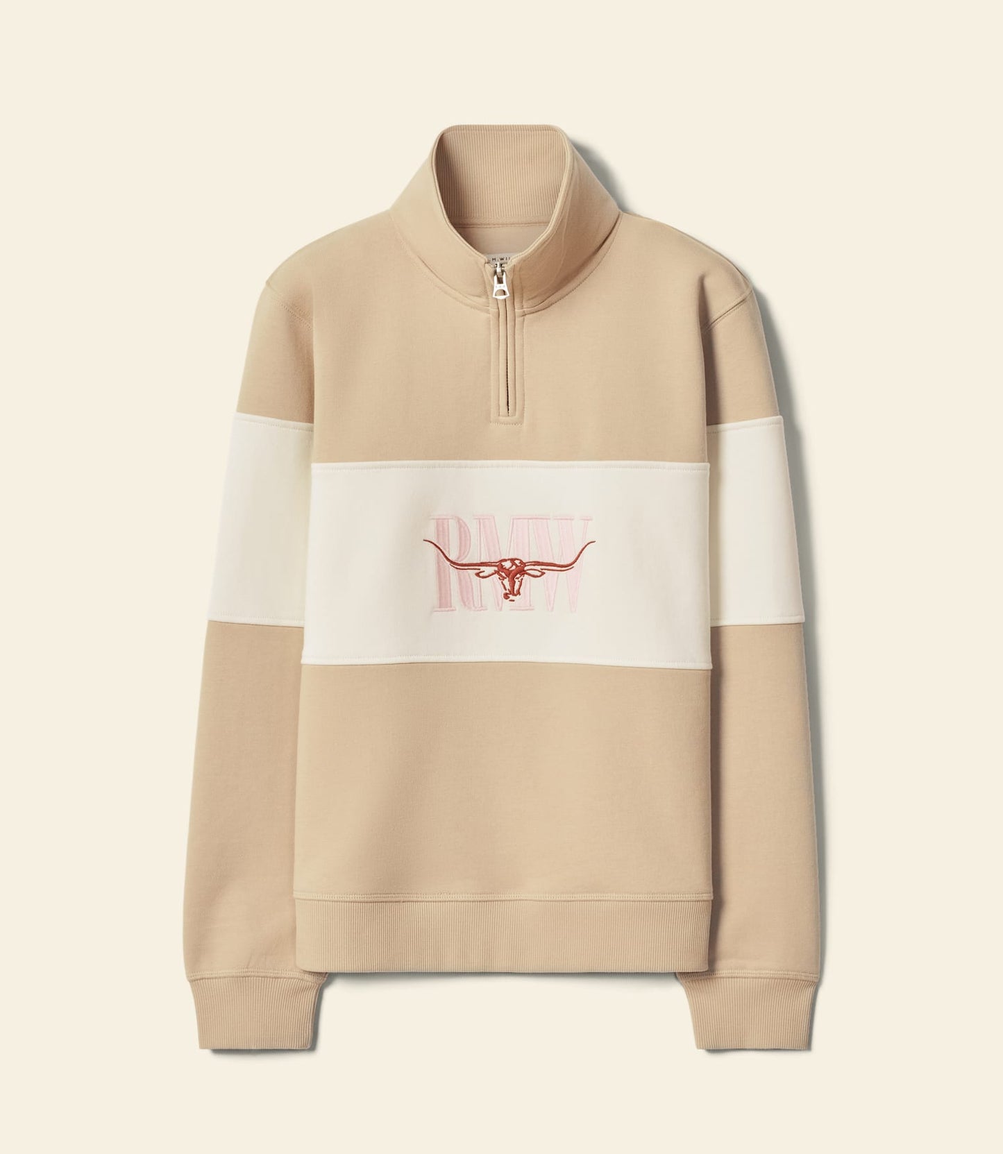 Trickett Panel Sweatshirt Sand