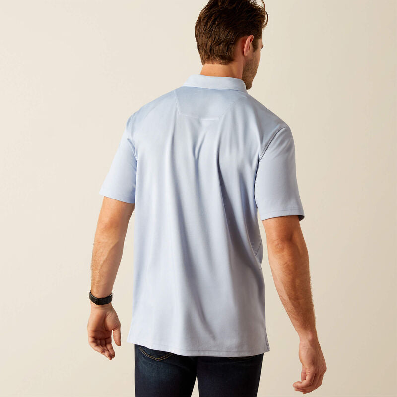 Shaldon Polo PACIFIC BLUE HEATHER