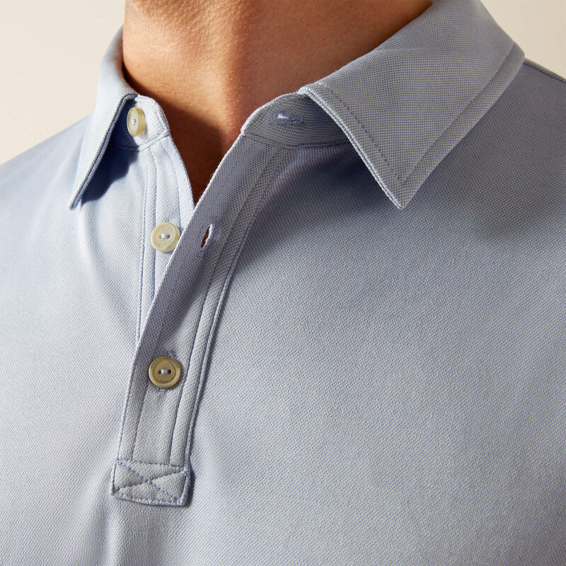 Shaldon Polo PACIFIC BLUE HEATHER