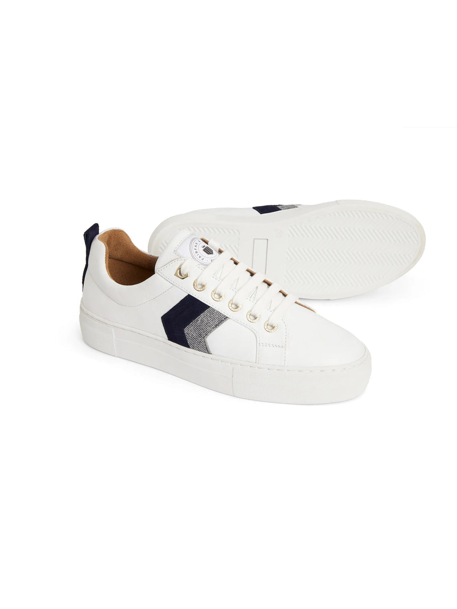 Alexandra Denim & Navy Platform Trainers