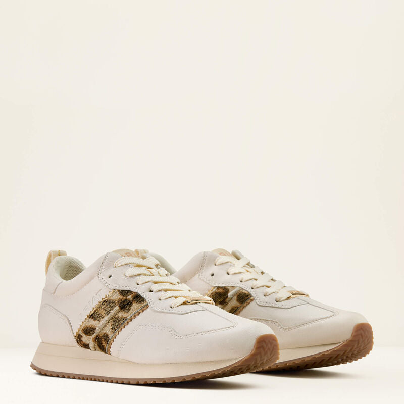 Ranch Runner Trainer Cream/Gilded Leopard Hair On