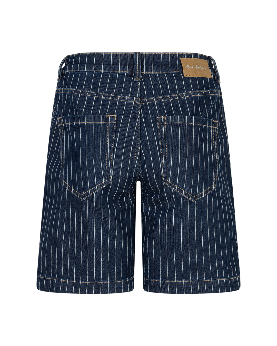 Bibette Shorts & Buttons Denim Pinstripe