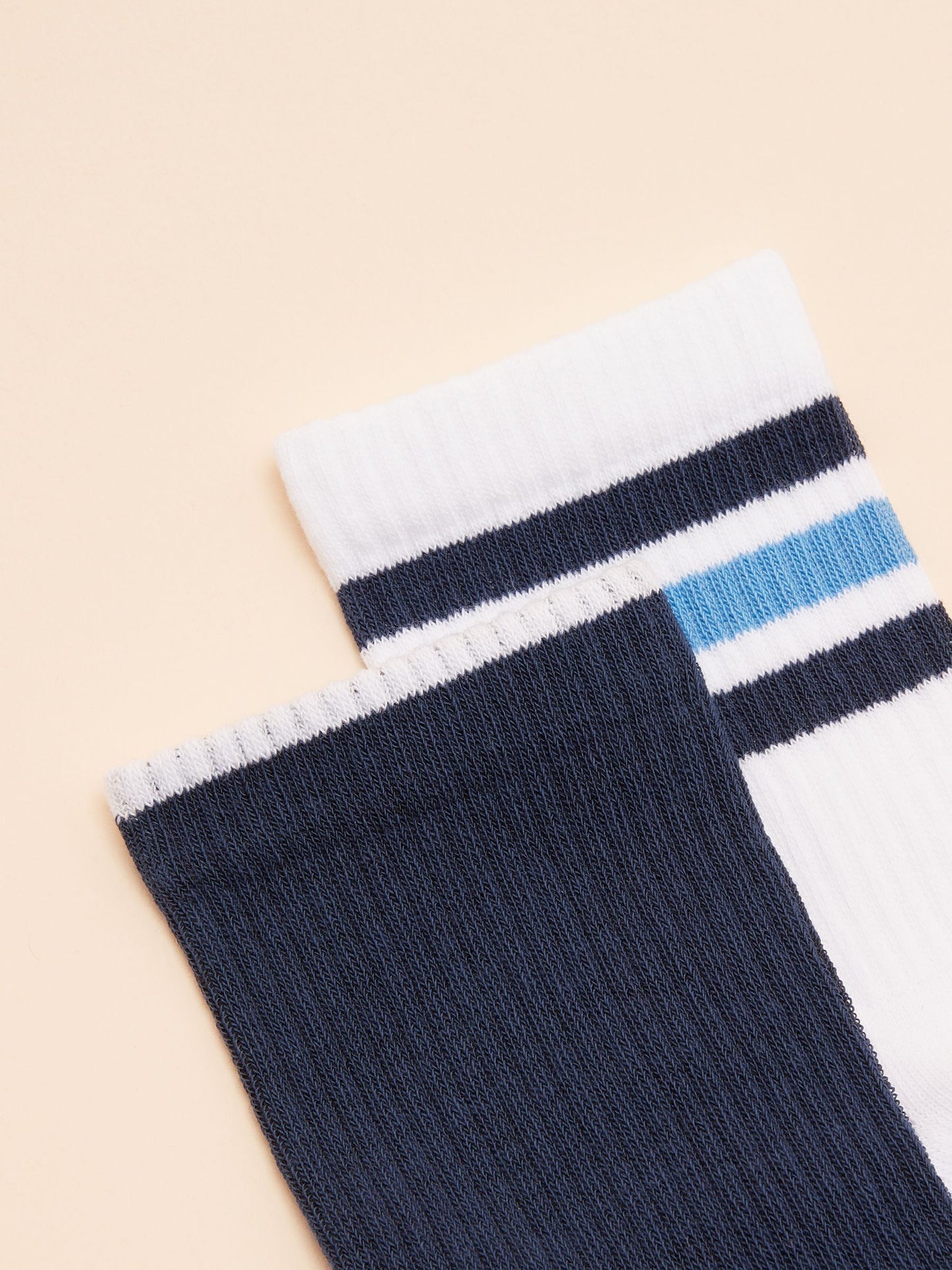 Men's Volley Navy Pack of Two Tennis Socks