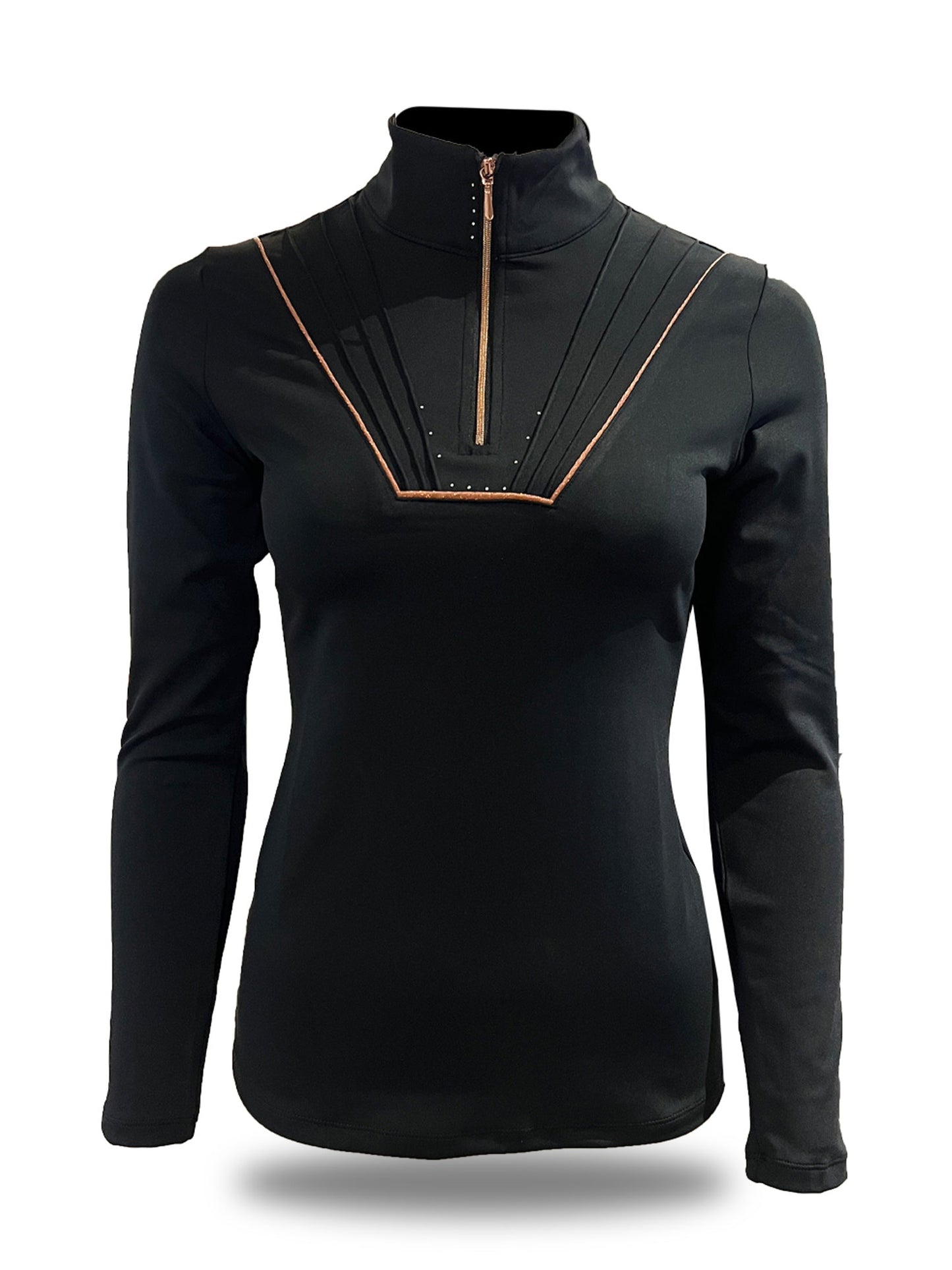 Mini Maya Pleated Base Layer Black