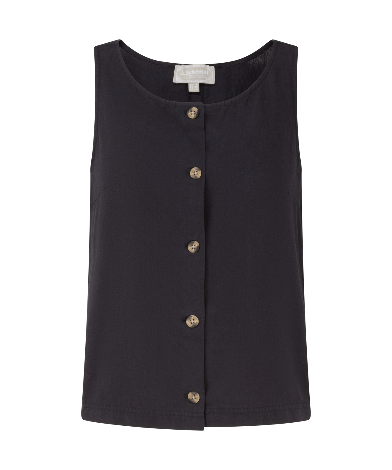 Elsworth Linen Top Navy