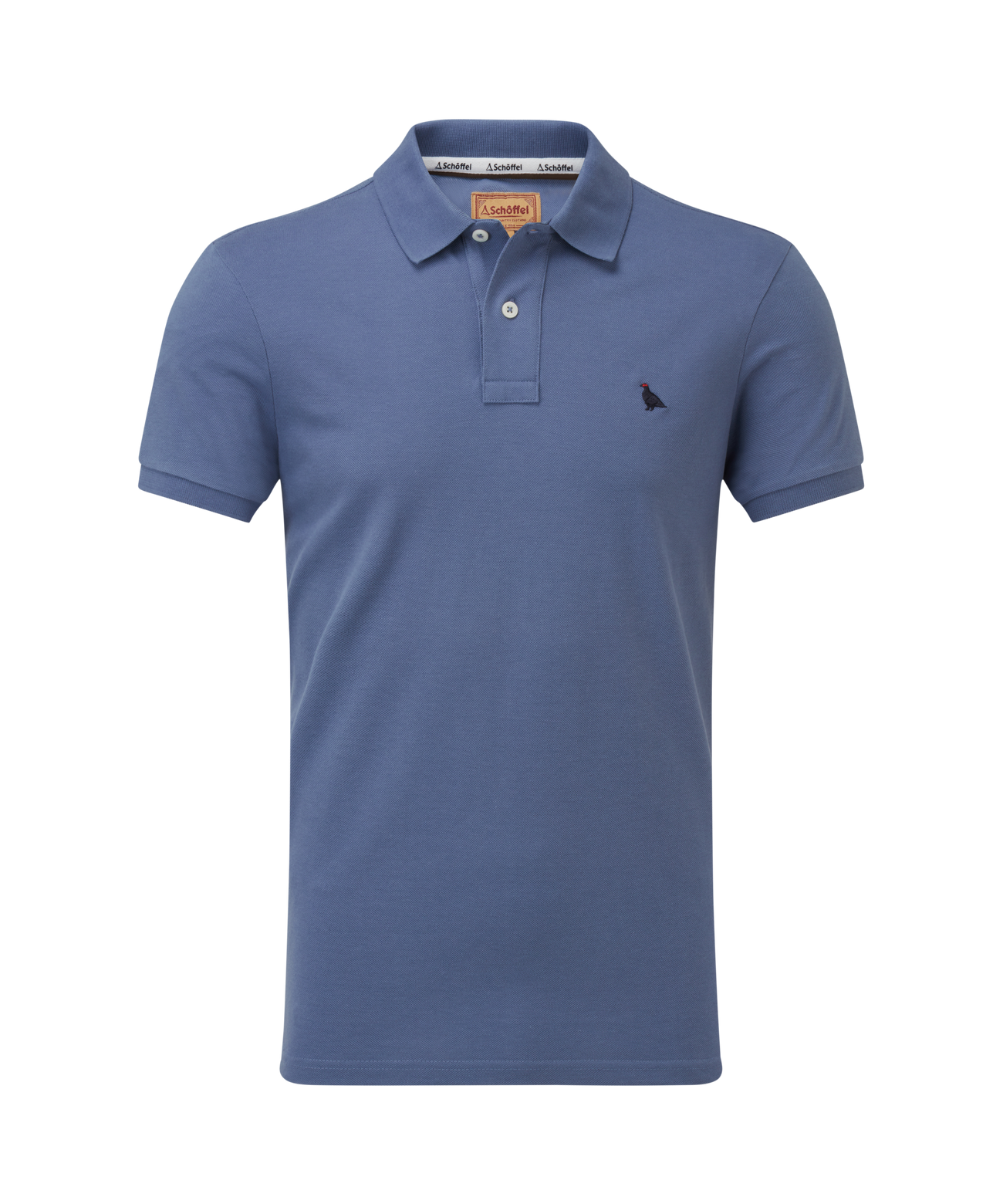 St Ives Polo Shirt Vintage Indigo
