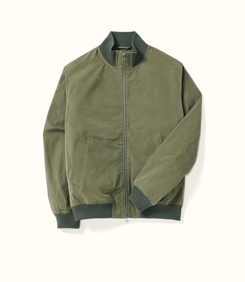 Palmer Bomber Jacket Khaki