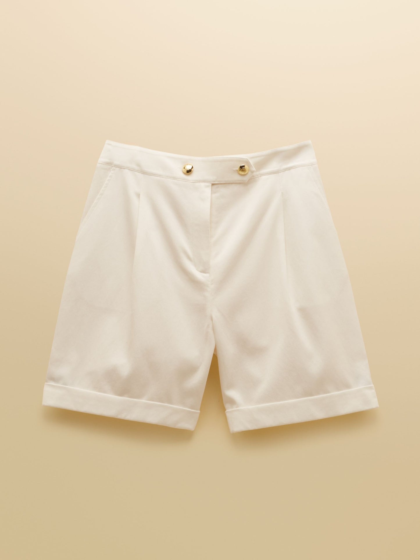 Bay White Smart Tailored Shorts